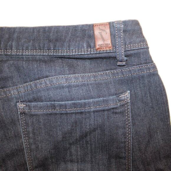 Simply Vera Wang Women's Jeans Size 10 Stretch Denim Mid-Rise Slim Fit Blue - Picture 4 of 7